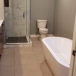 Custom bathrooms designed by the Pioneer Homes team for any RTM home.