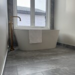 Lund custom bathroom design for the custom rtm home.