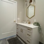 Lund custom bathroom design for the custom rtm home.